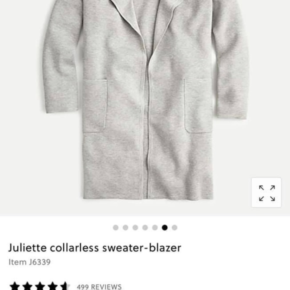 J CREW CARDIGAN/SWEATER BLAZER *NEW - Picture 6 of 6